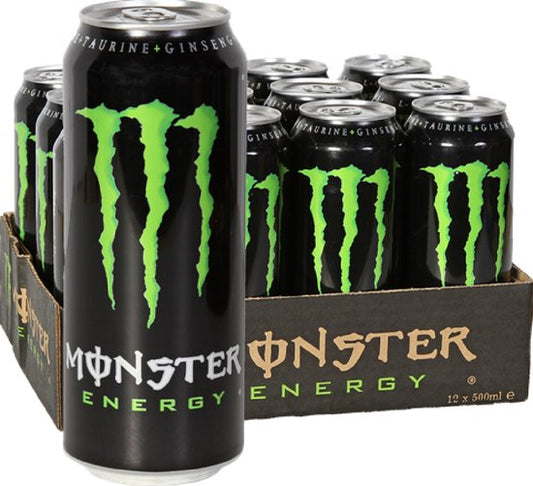 Monster Energy Groen Tray 12 x 500ML