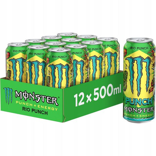 Monster Juiced Rio Punch 12x500ML