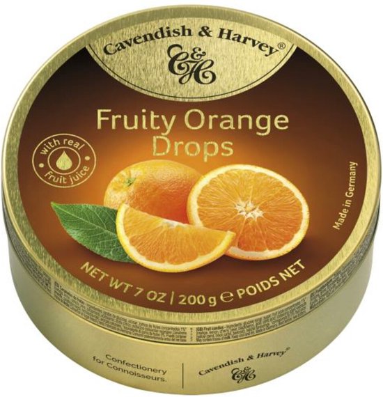 Cavendish & Harvey Fruity Orange 9 x 200 Gram