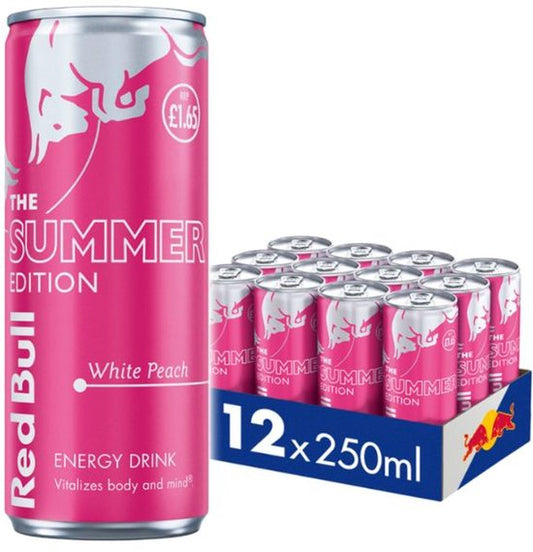 Red Bull Summer Edition White Peach 12x250ml