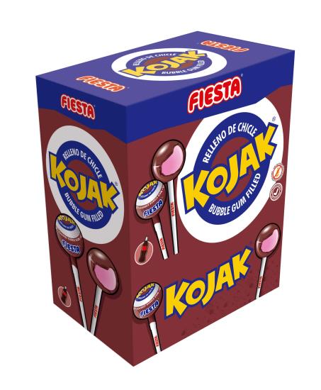Kojak Bubbleknots Cola Lolly - 100 stuks