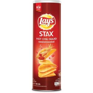 Lay's Stax Hot Chili Squid 100 Gram