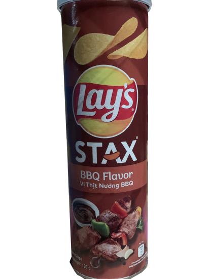 Lay's Stax Smokin' Bbq 100 Gram