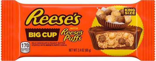 Reeses Big Cup Kingsize Puffs 68 Gram