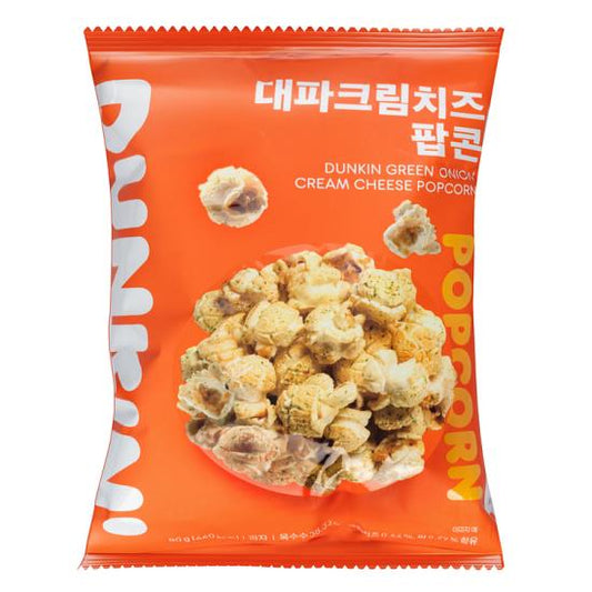 Dunkin Green Onion Cream Cheese Popcorn 80 Gram