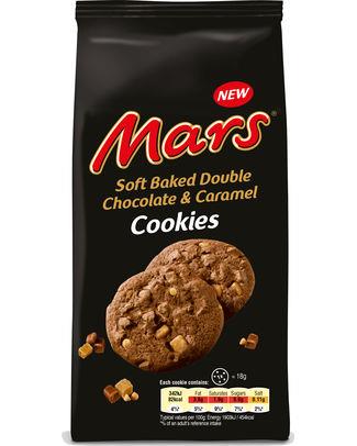 Mars Double Chocolate & Caramel Cookies 180 Gram
