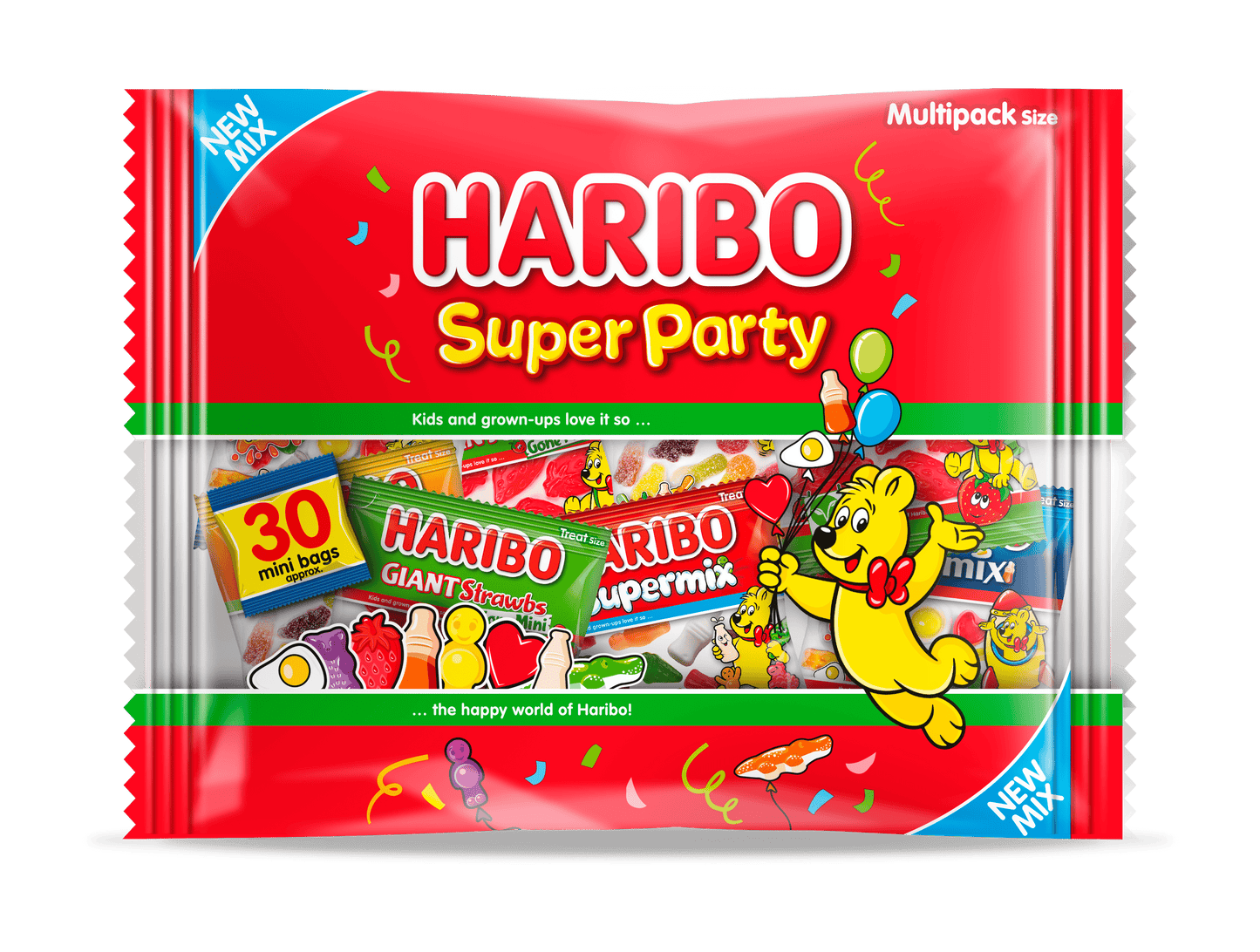Haribo Super Party 480 Gram (30X16gr)