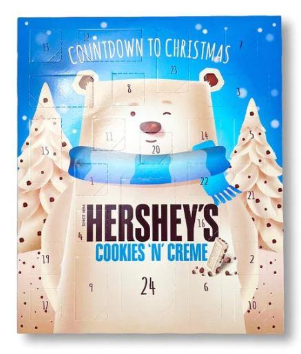 Hersheys Adventkalender Cookies & Cream 205 Gram