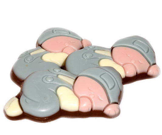 Choco Babies Melk Wit/ Blauw Doos 2 Kilo