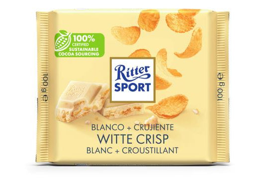 Ritter Sport White Crisp Doos 10 x 100 Gram