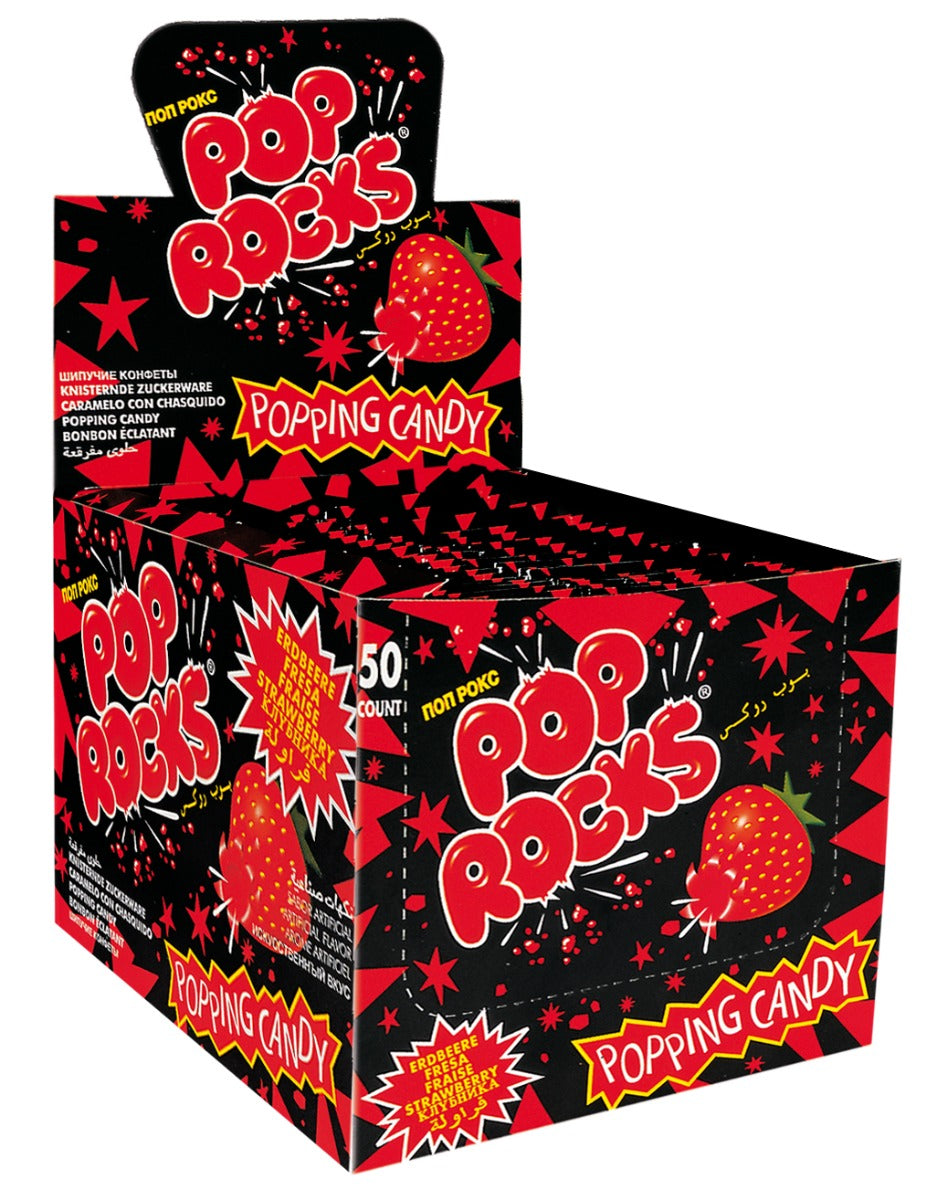 Pop Rocks Strawberry 50 Stuks
