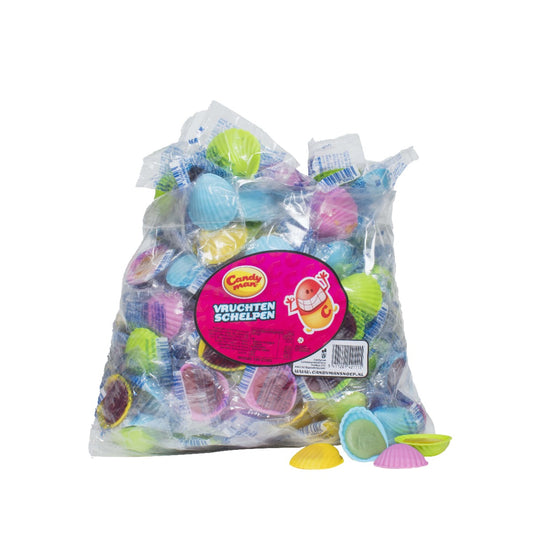 Candyman Vruchtenschelpen 100 Stuks