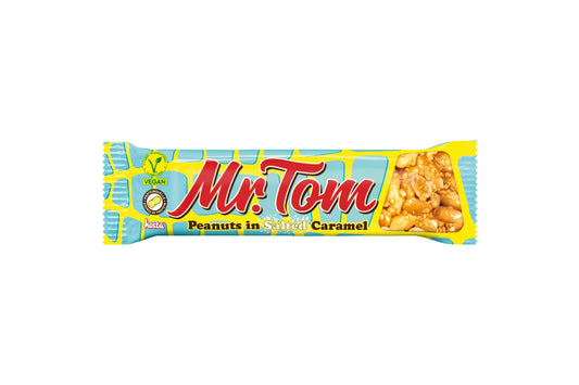 Mr Tom Salted Caramel Peanut Bar Original 40 Gram