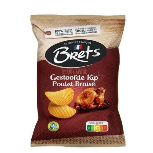 Brets Gestoofde Kip Chips 125 Gram