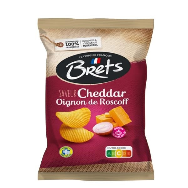 Brets Cheddar Roscoff Ui Chips 125 Gram