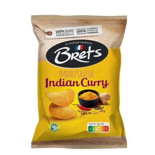 Brets Indian Curry Chips 125 Gram