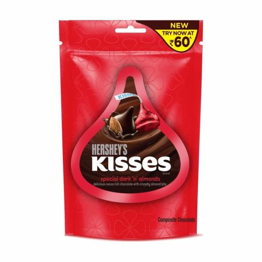 Hersheys Kisses Special Dark Almond 33 Gram