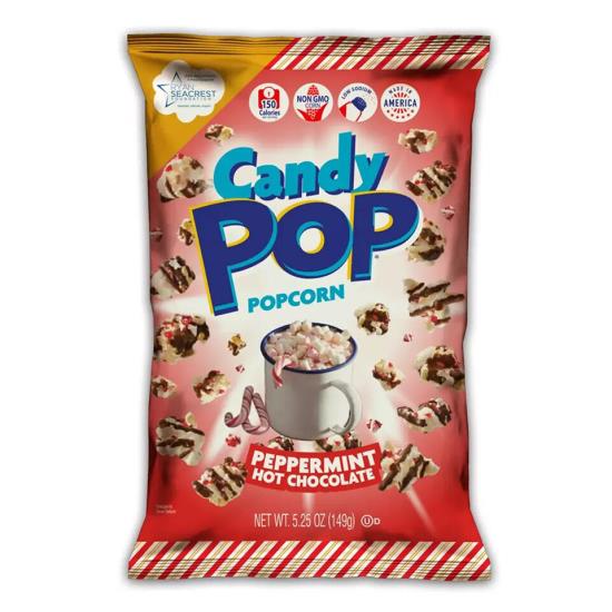 CandyPop Popcorn Hot Chocolate Peppermint 149 Gram