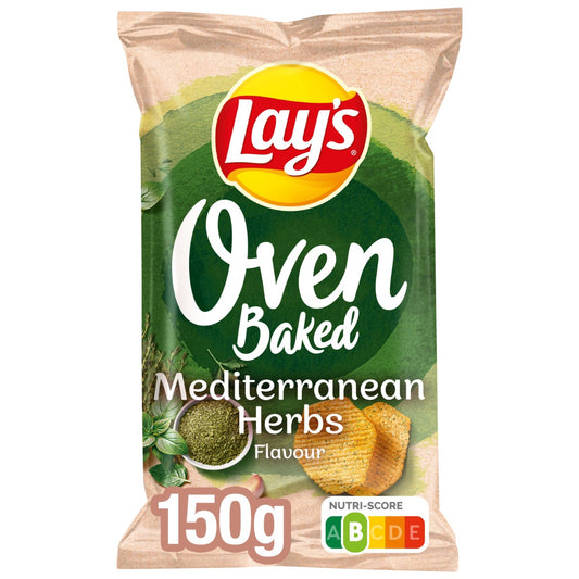 Lays Oven Chips Mediterranean Herbs 150 Gram