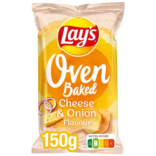 Lays Oven Baked Cheese Onion 150 Gram