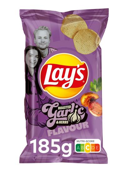 Lays Max Roasted Garlic & Herbs 185 Gram
