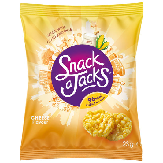 Snack A Jacks Crispy Cheese 23 Gram