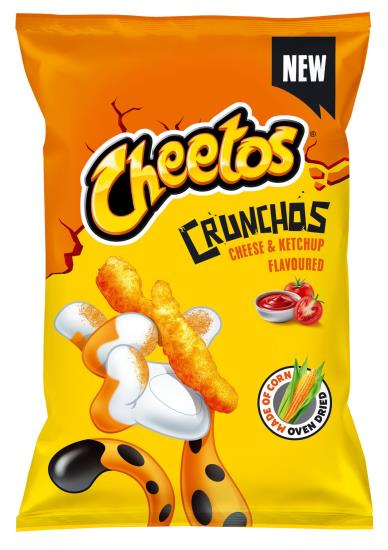 Cheetos Crunchos Cheese & Ketchup 165 Gram