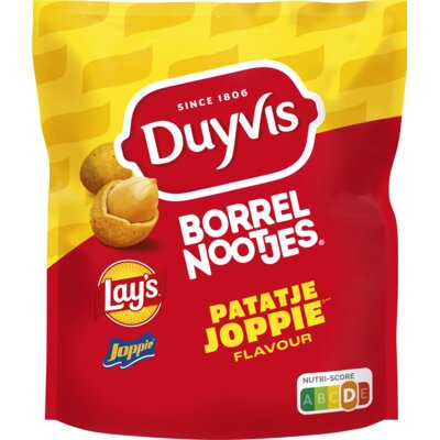 Duyvis Borrel Nootjes Patatje Joppie 8 x 200 Gram