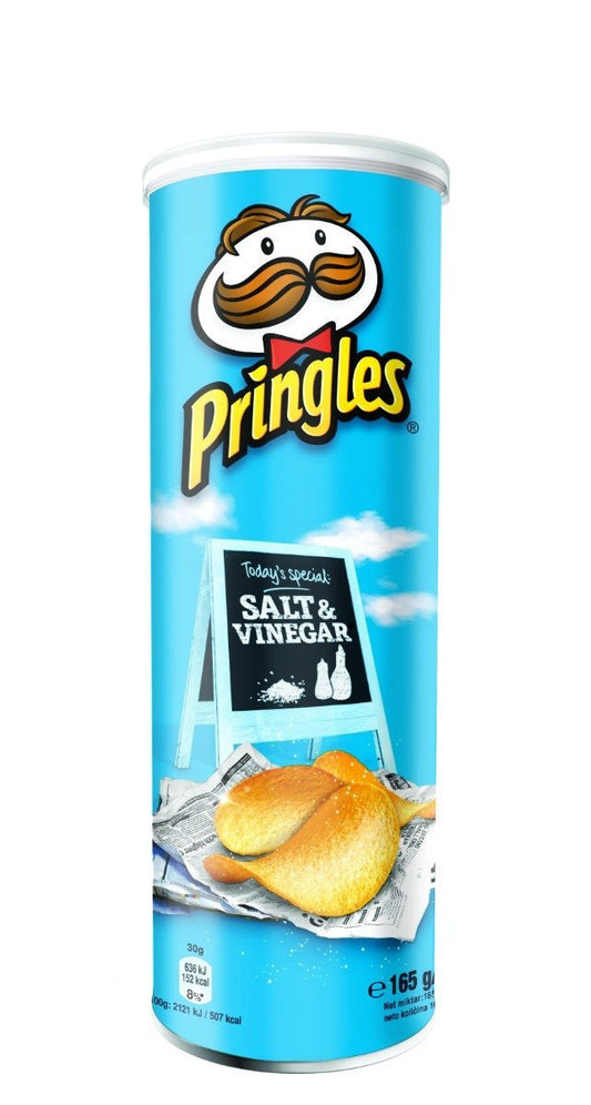 Pringles Salt & Vinegar Chips 165 Gram
