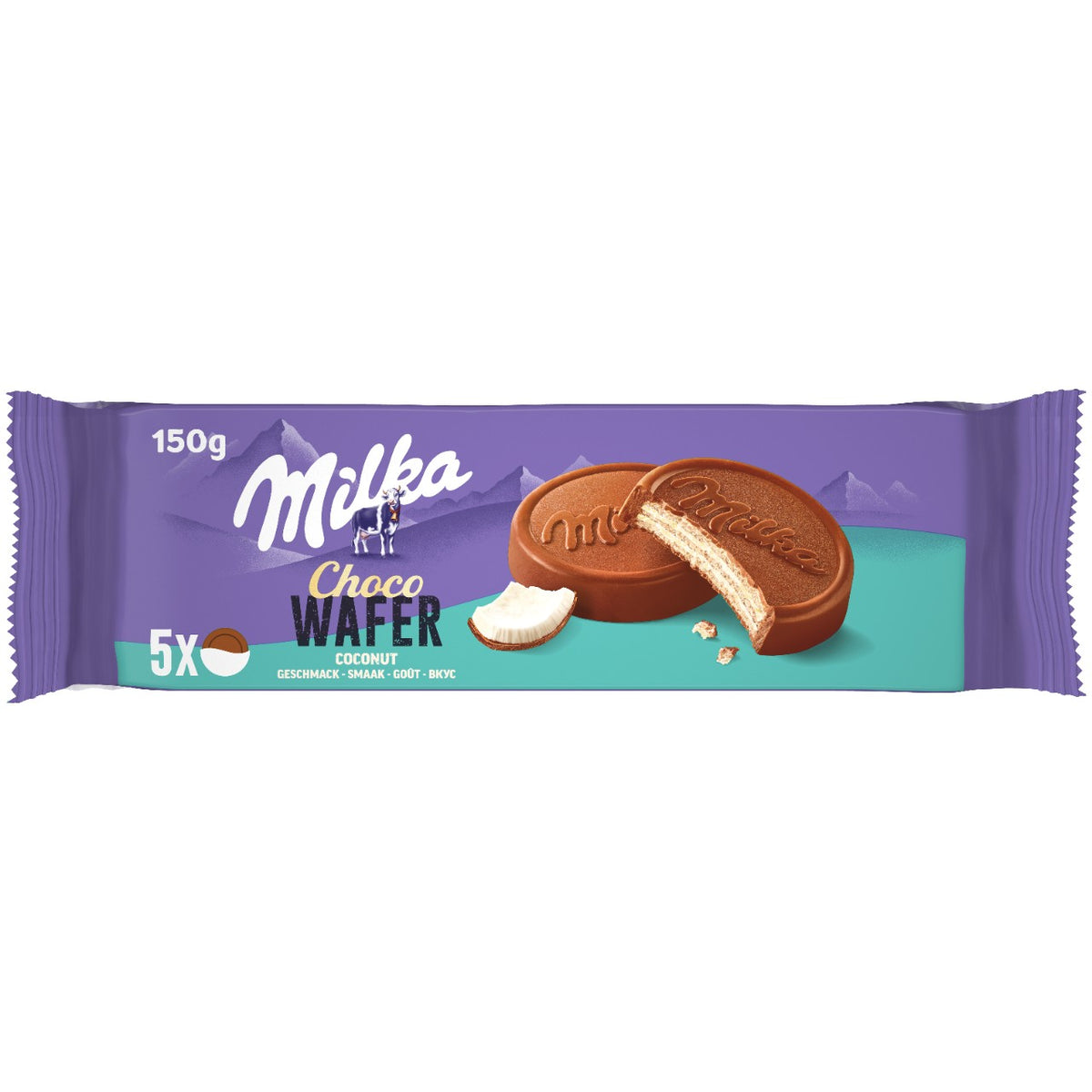 Milka Chocowafer Kokos 150 Gram