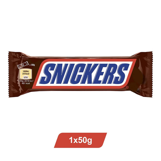 Snickers Single Chocolade Reep 51 Gram
