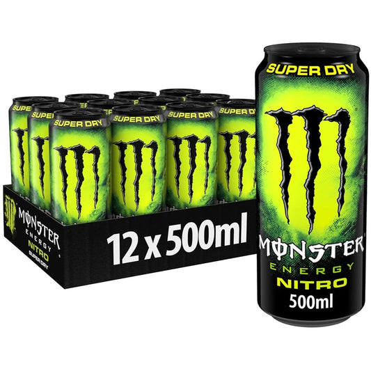 Monster Nitro Super Dry Tray 12 x 500ML
