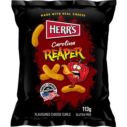 Herr's Carolina Reaper Cheese Curls 113 Gram