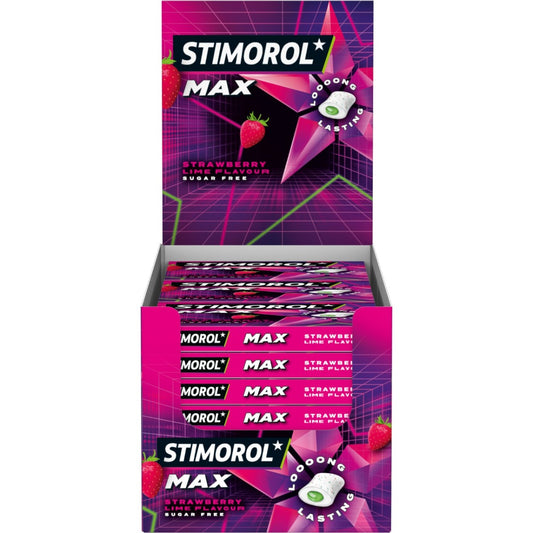Stimorol Max Splash Strawberry Lime - 21 Stuks