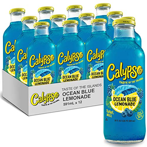Calypso Ocean Blue Lemonade Tray - 12 x 473 ml