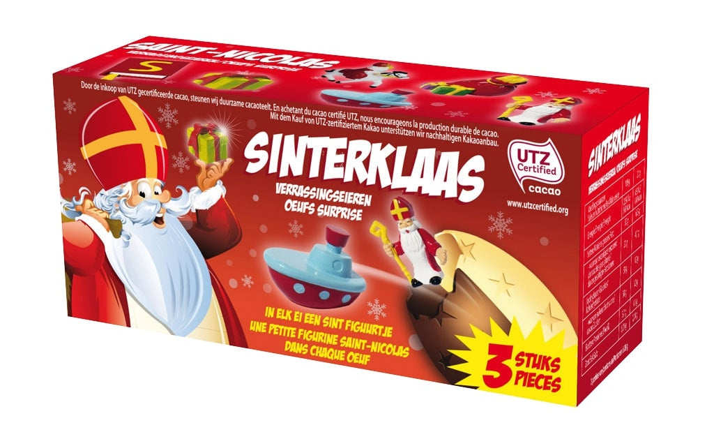 3-pack Chocolade Verrassing Ei Sint