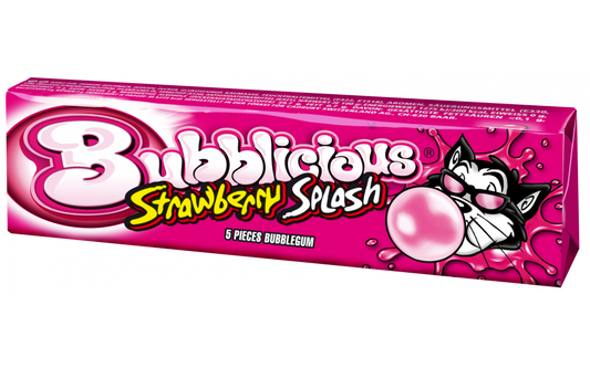 Bubblicious Aardbei Strip (5 stuks)