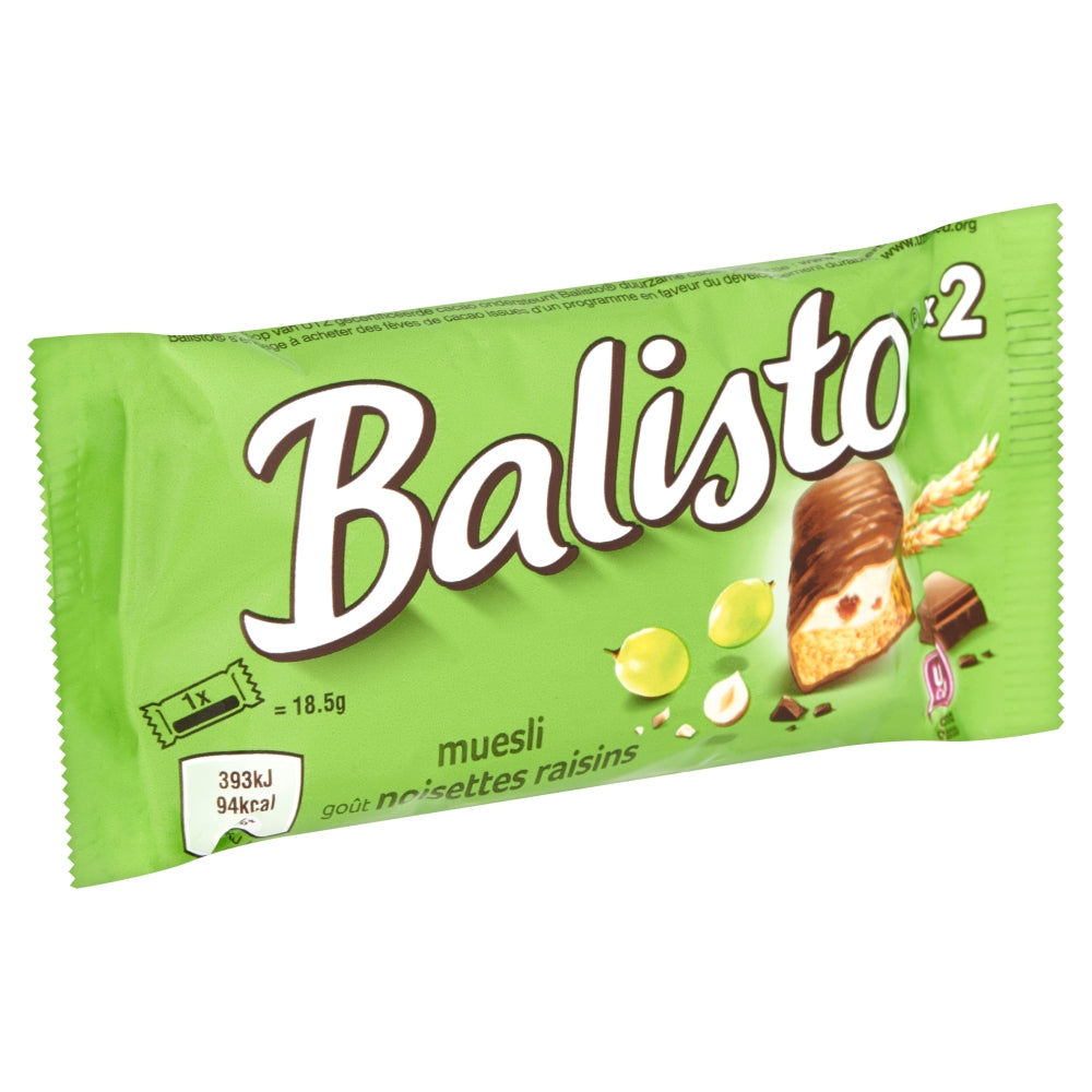 Balisto Muesli Chocolade Reep Doos - 20 x 37 Gram