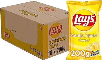 Lays Patatje Joppie Doos 18 x 200 Gram