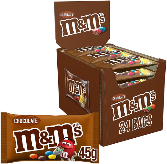 M&M's Choco Single - 24 x 45 Gram