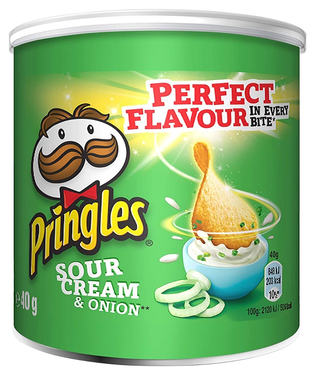 Pringles Sour Cream Chips Tray - 12 x 40 Gram
