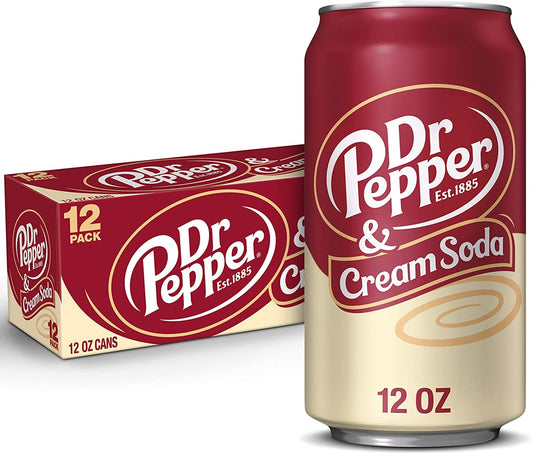 Dr Pepper Cream Soda Tray - 12 x 355 ml