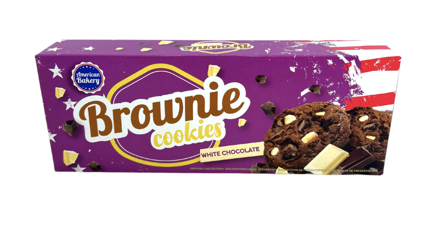 American Bakery Brownie White Chocolate 106 Gram