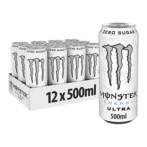 Monster Ultra White Tray 12 x 500ML