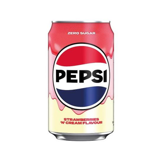 Pepsi Strawberries 'N' Cream 24x330ML