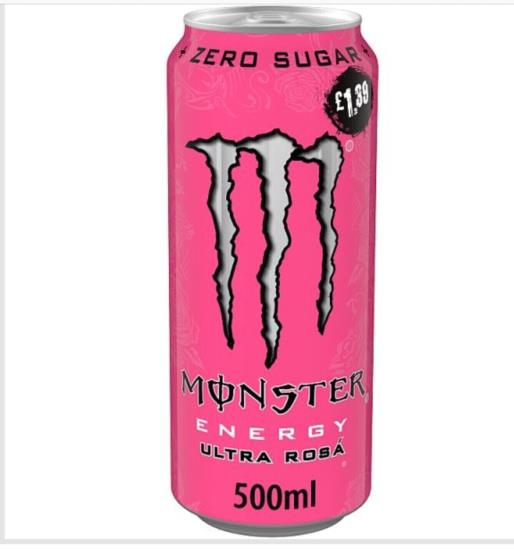 Monster Energy Ultra Rosa 500ML