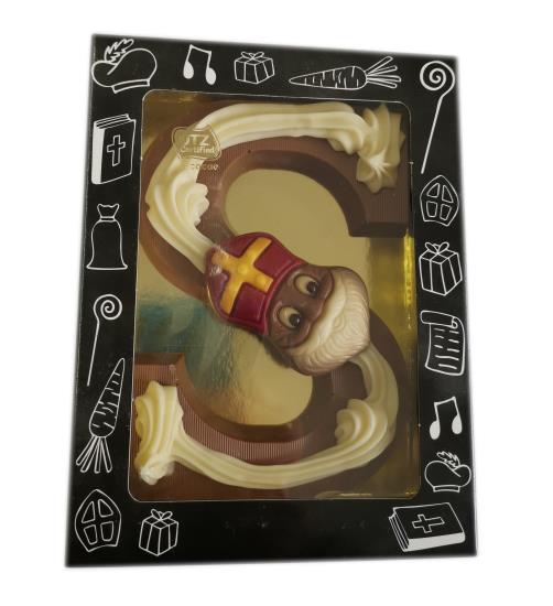 Gedecoreerde Melk Chocoladeletter S 200 Gram
