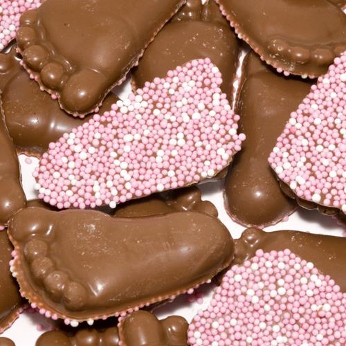 Babyvoetjes Roze Wit Musket 2.5 Kilo