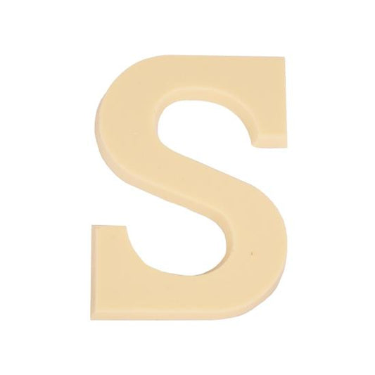 Chocolade Letter Wit S - 75 Gram