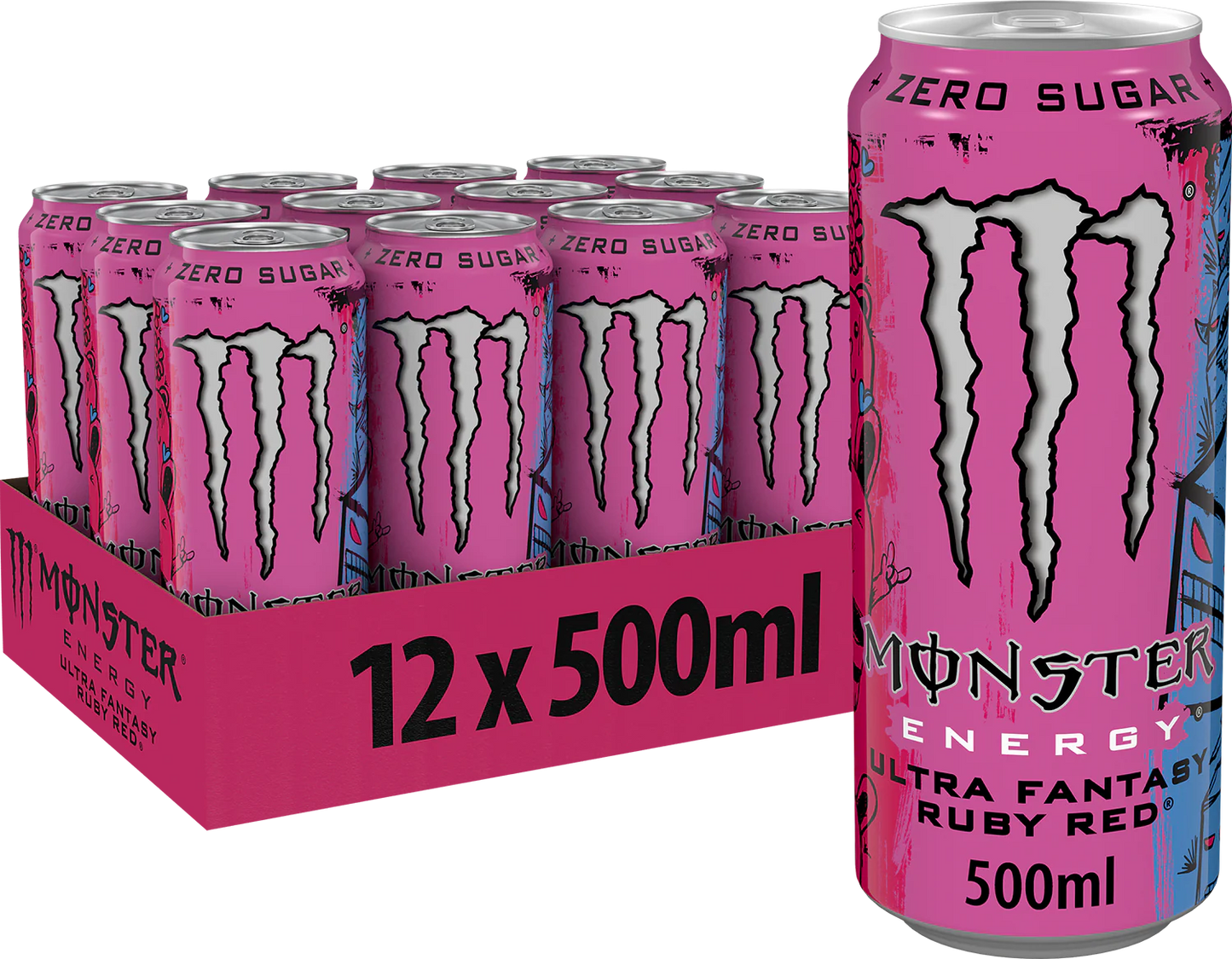 Monster Ultra Ruby Red Tray 12 x 500ML